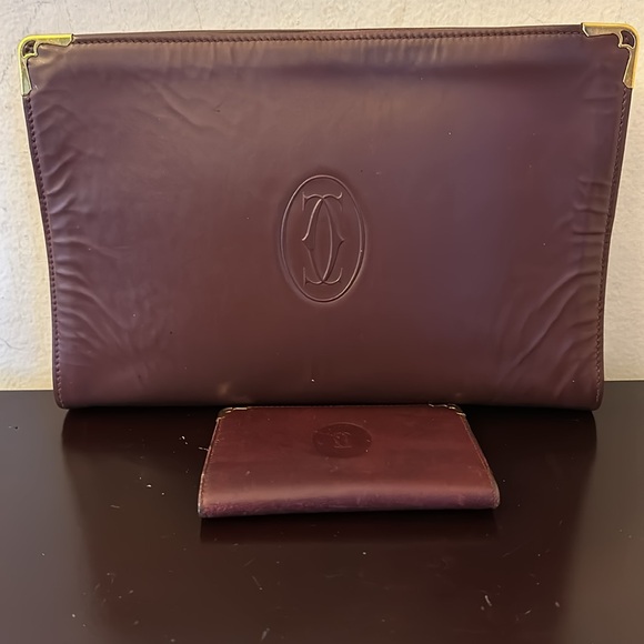 GUC Vintage Cartier zipper clutch, wallet and Cartier shopping bag!!! - Picture 8 of 8